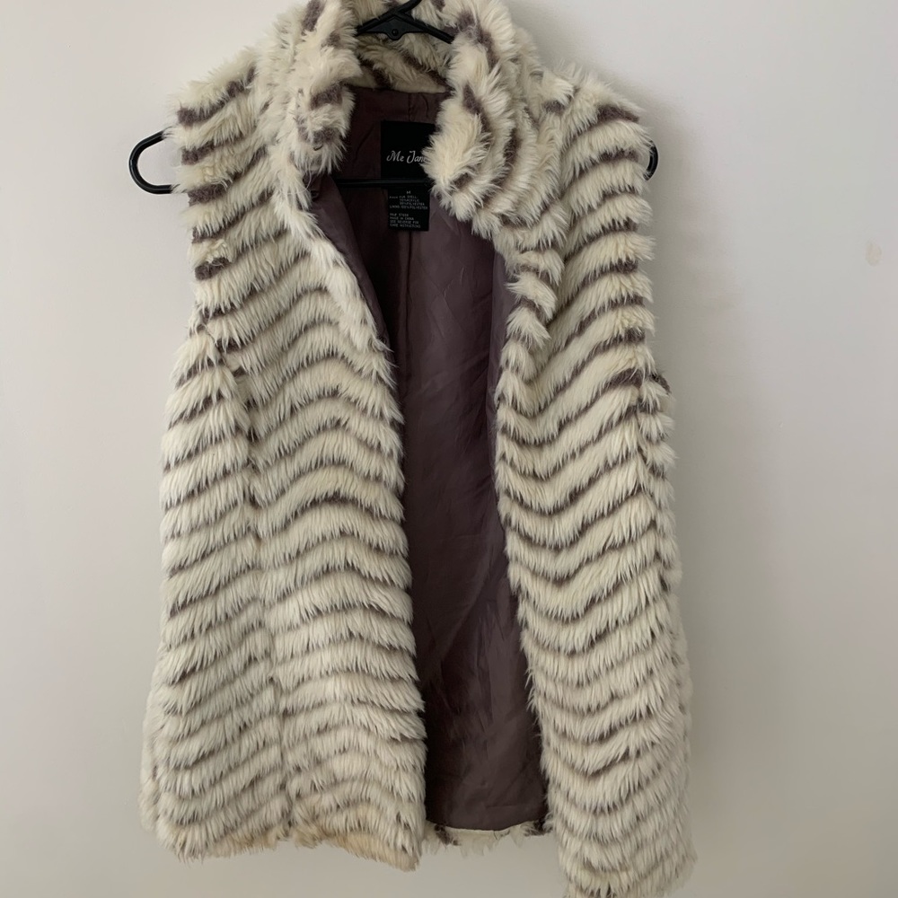 Animal print vest